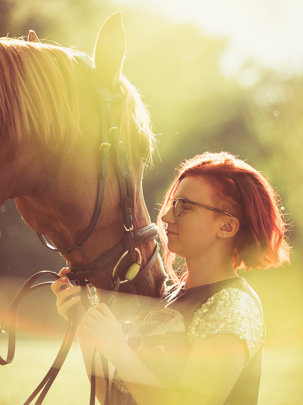 Photoshooting mit Pferd